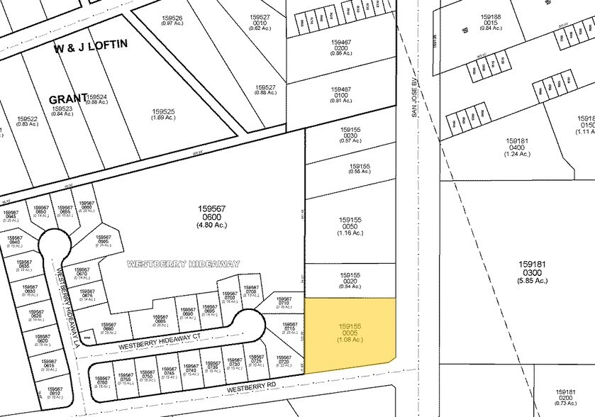 12524 San Jose Blvd, Jacksonville, FL à vendre - Plan cadastral - Image 1 de 2