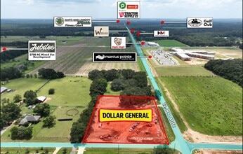 3407 Mahogany Dr, Pace, FL - AERIAL  map view - Image1