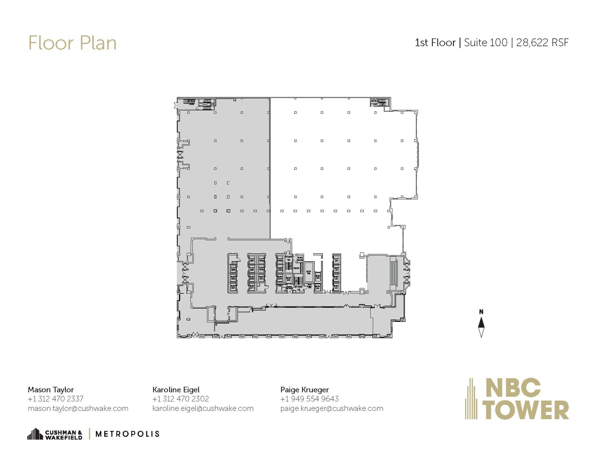 455 N Cityfront Plaza Dr, Chicago, IL for lease Floor Plan- Image 1 of 1