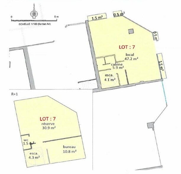 Retail in Juvignac for lease - Floor Plan - Image 2 of 2