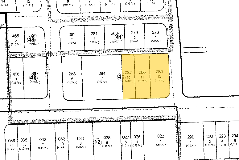 1501-1551 E Commercial Blvd, Fort Lauderdale, FL for lease - Plat Map - Image 3 of 3