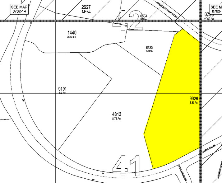 1100 Crescent Green Dr, Cary, NC for lease - Plat Map - Image 2 of 8