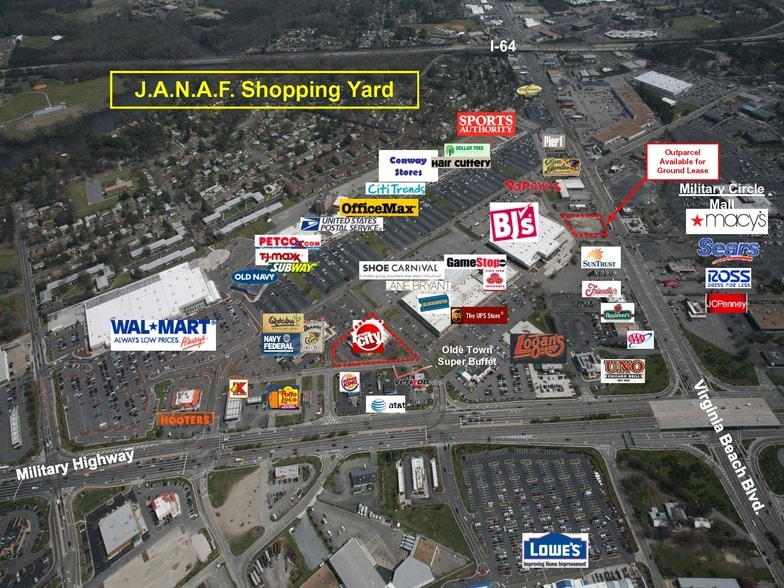 5859 E Virginia Beach Blvd, Norfolk, VA for lease - Building Photo - Image 1 of 1