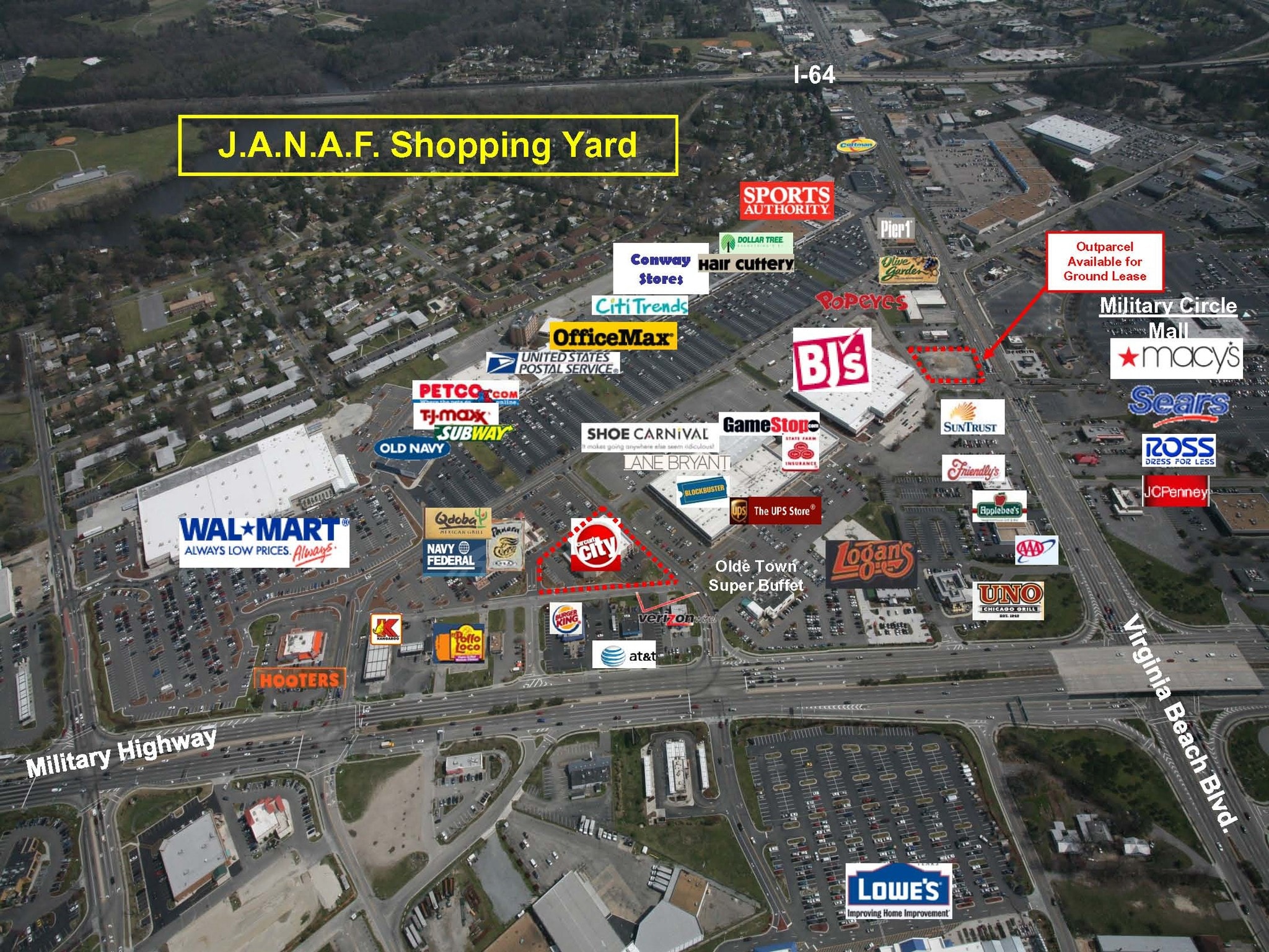 5859 E Virginia Beach Blvd, Norfolk, VA for lease Building Photo- Image 1 of 2