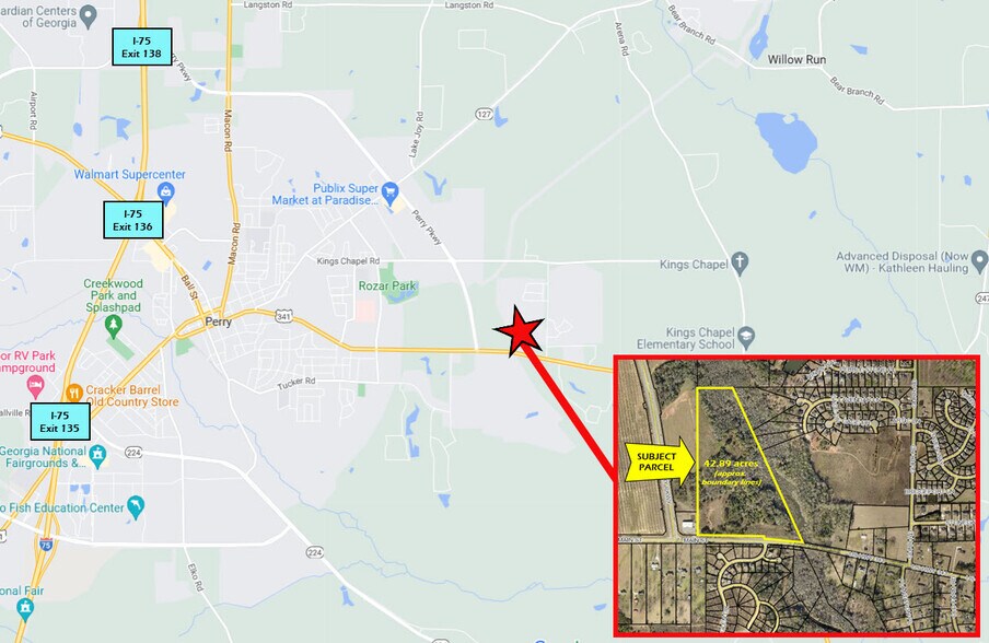 Highway 341 S, Perry, GA à vendre - Photo principale - Image 1 de 1