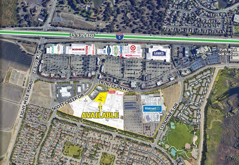 Scott Creek Dr & Trinity Pkwy, Stockton, CA for sale - Building Photo - Image 1 of 3