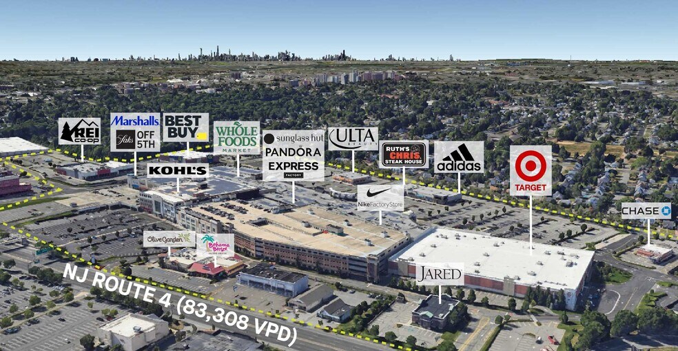 1 Bergen Town Center, Paramus, NJ à louer - Aérien - Image 1 de 6