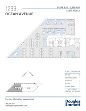 1299 Ocean Ave, Santa Monica, CA à louer Plan d’étage- Image 1 de 1