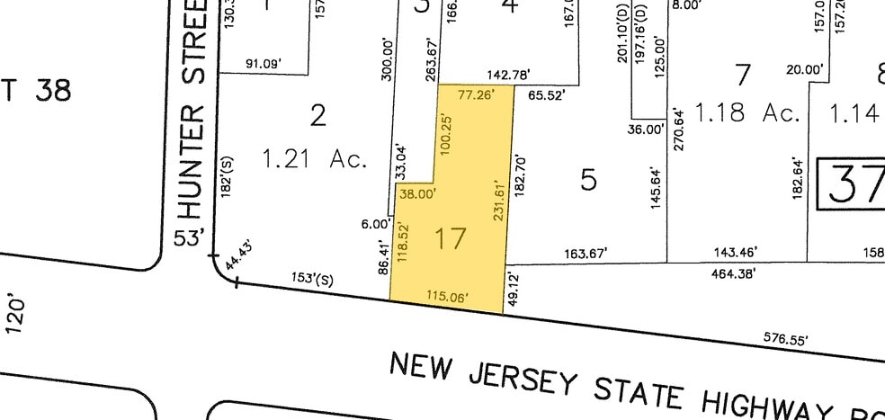126 Route 10, Succasunna, NJ à louer - Plan cadastral - Image 2 de 16