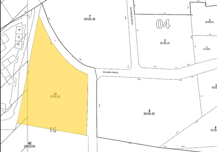 6 Hillman Dr, Chadds Ford, PA for lease - Plat Map - Image 2 of 2