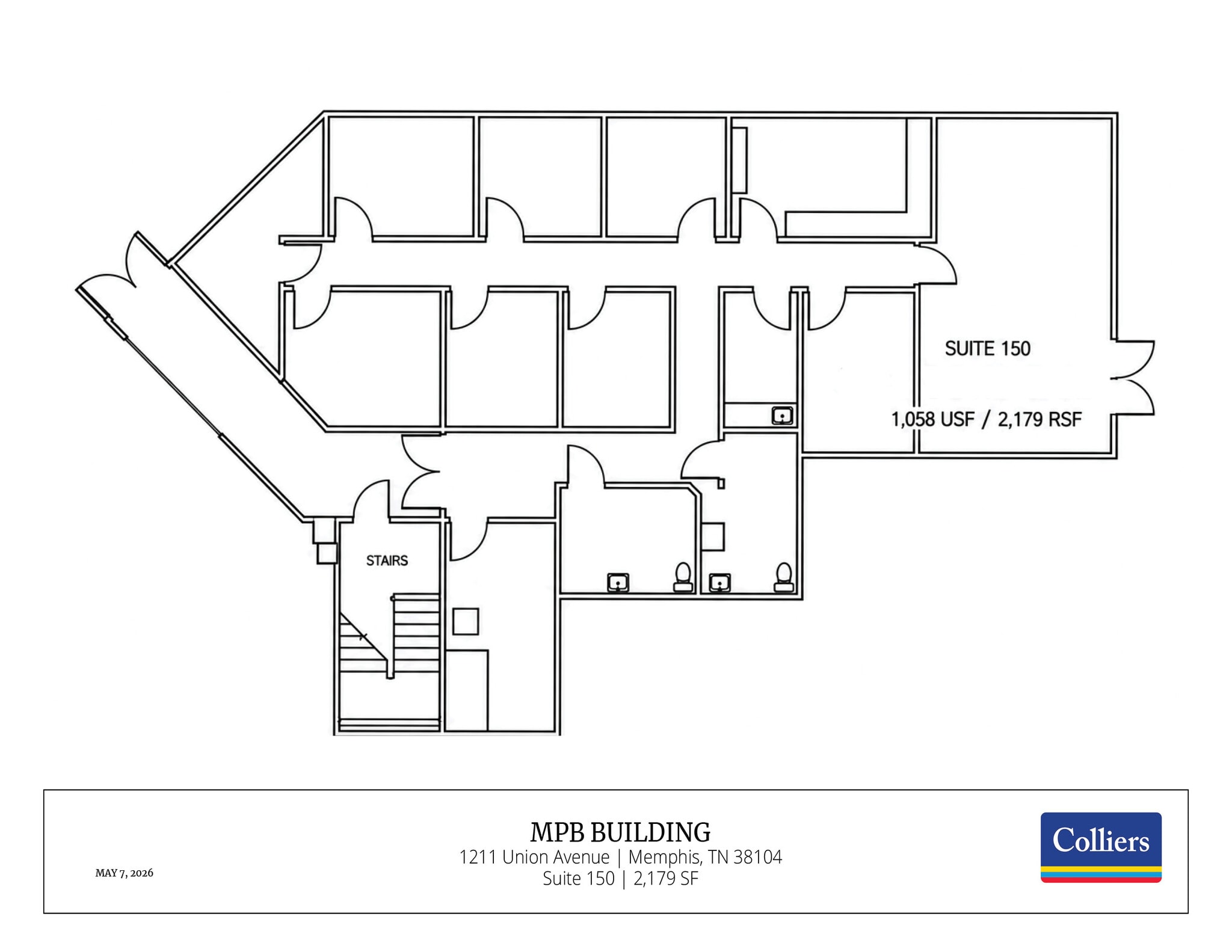 1211 Union Ave, Memphis, TN for lease Interior Photo- Image 1 of 1