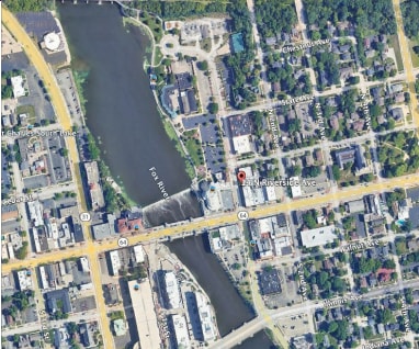 12-14 N Riverside Ave St, St Charles, IL for sale - Aerial - Image 2 of 6