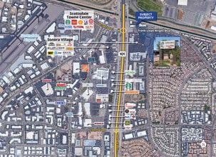 NE Loop 101 & Frank Lloyd Wright Blvd, Scottsdale, AZ - Aérien  Vue de la carte - Image1