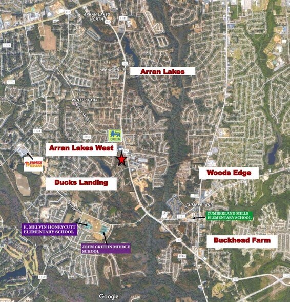 1864 Bingham Dr, Fayetteville, NC à vendre - Aérien - Image 3 de 6