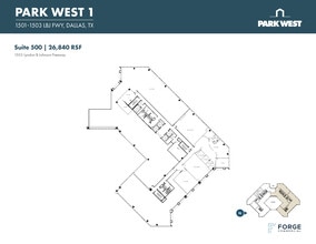 1501-1507 Lyndon B Johnson Fwy, Dallas, TX à louer Plan d’étage- Image 1 de 1