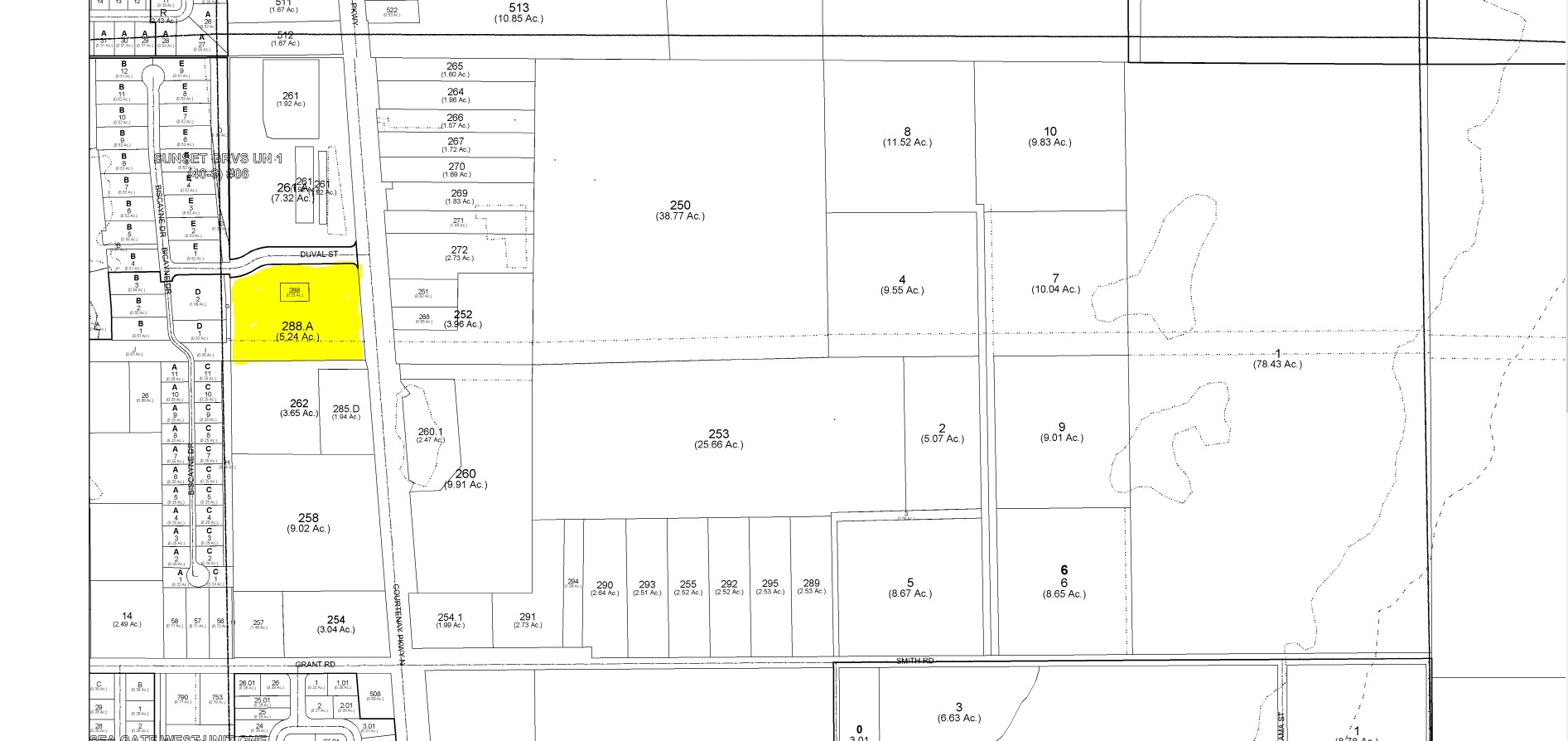 3335 N Courtenay Pkwy, Merritt Island, FL à vendre Plan cadastral- Image 1 de 1