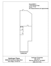 8888 Clairemont Mesa Blvd, San Diego, CA à louer Plan d’étage- Image 1 de 1