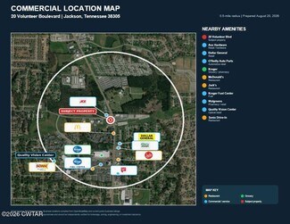 Plus de détails pour 20 Volunteer Blvd, Jackson, TN - Terrain à vendre