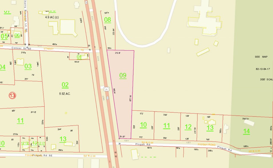 4318 Highway 31 South, Decatur, AL à vendre - Plan cadastral - Image 3 de 3