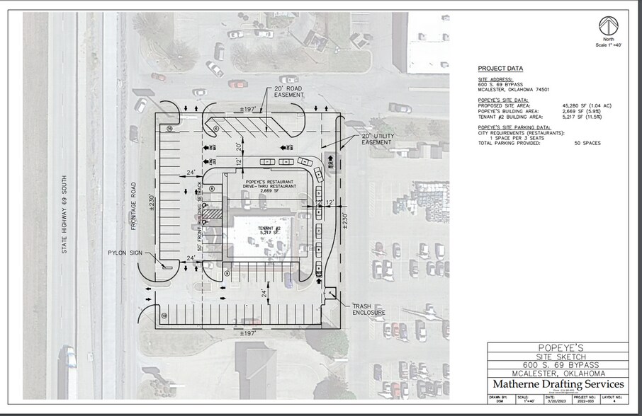 600 S. 69 Bypass, Mcalester, OK for lease - Site Plan - Image 2 of 2