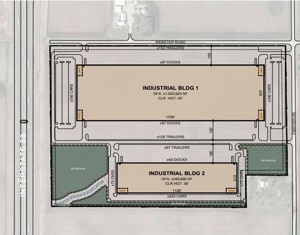 SEC Webster & Fairview Dr, Dekalb, IL à vendre - Plan de site - Image 2 de 3