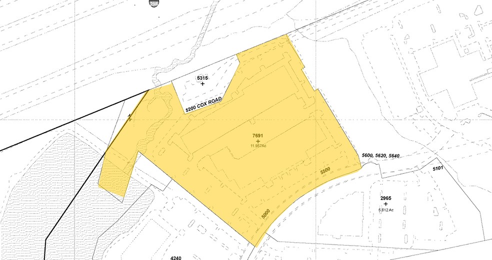 5500 Cox Rd, Glen Allen, VA for lease - Plat Map - Image 2 of 5