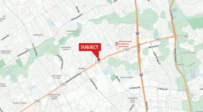 1700 FM 1960 Rd W, Houston, TX - AERIAL  map view