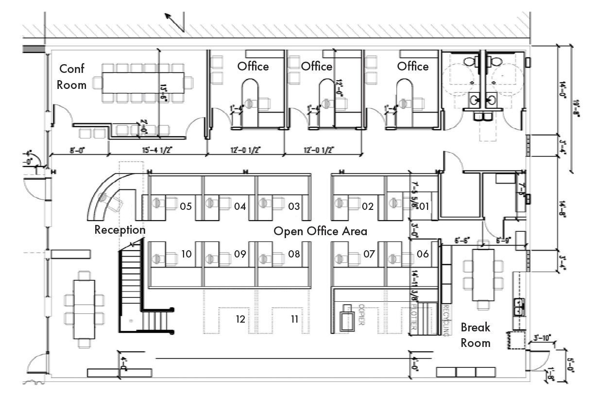 520 S Harrington St, Raleigh, NC à louer Plan d  tage- Image 1 de 10