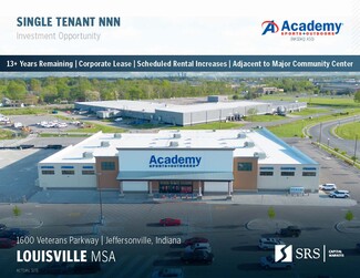 Plus de détails pour 1600 Veterans Pky, Jeffersonville, IN - Vente au détail à vendre