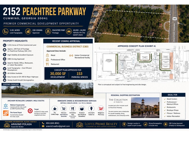 2152 Peachtree Pkwy, Cumming, GA for sale - Building Photo - Image 1 of 3