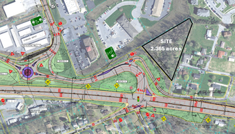 Signalized Intersection Rt 322 Near Hershey - Commercial Real Estate