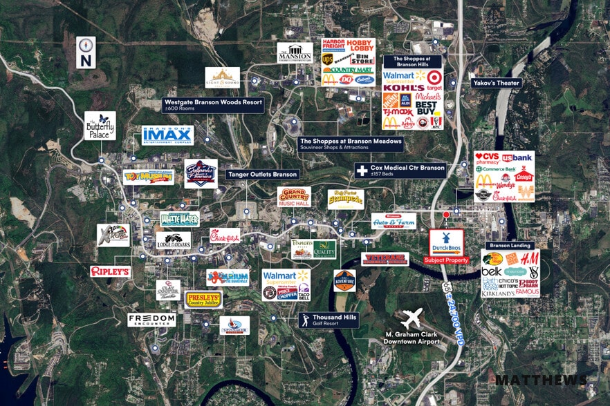 600 W Main St, Branson, MO à vendre - Photo du bâtiment - Image 3 de 5