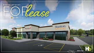 Plus de détails pour 2200 Red Wolf Blvd, Jonesboro, AR - Vente au détail à louer