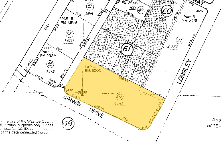 3595 Airway Dr, Reno, NV à louer - Plan cadastral - Image 2 de 6