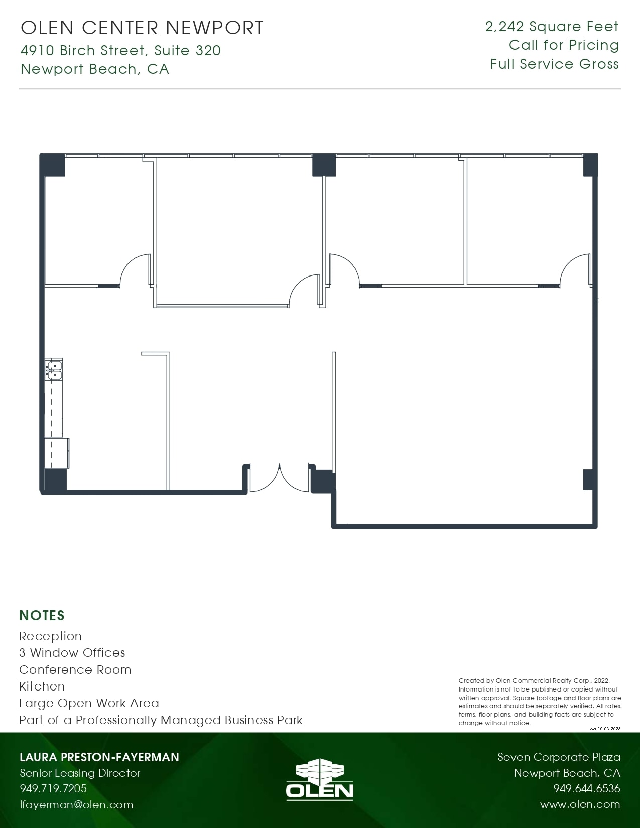 4910 Birch St, Newport Beach, CA for lease Floor Plan- Image 1 of 1
