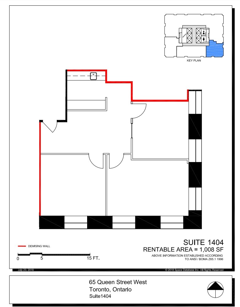 65 Queen St W, Toronto, ON for lease Floor Plan- Image 1 of 1