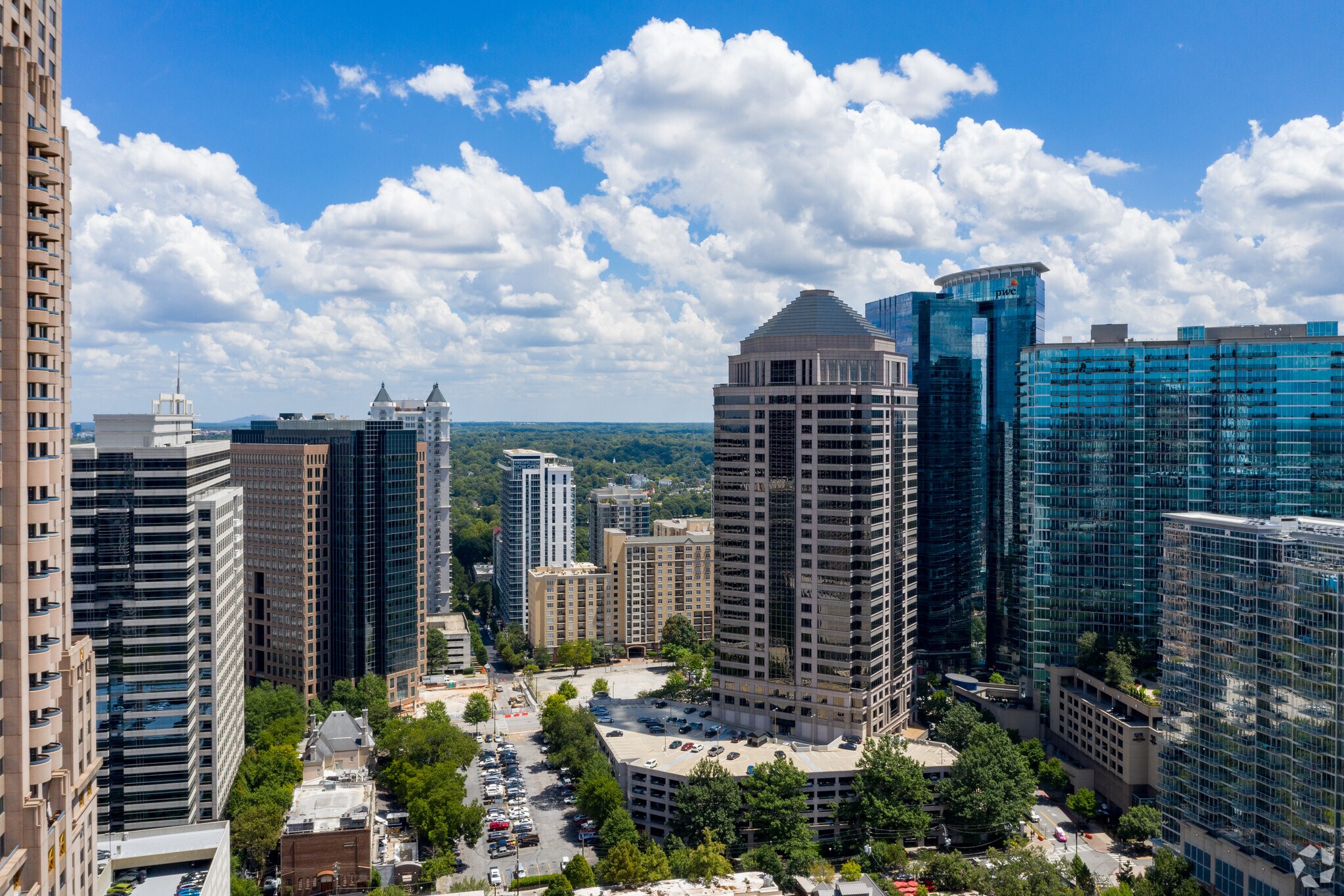 1100 Peachtree St NE, Atlanta, GA for lease Aerial- Image 1 of 4