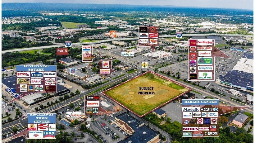 1028 Stelton Rd, Piscataway, NJ à vendre - Aérien - Image 2 de 3