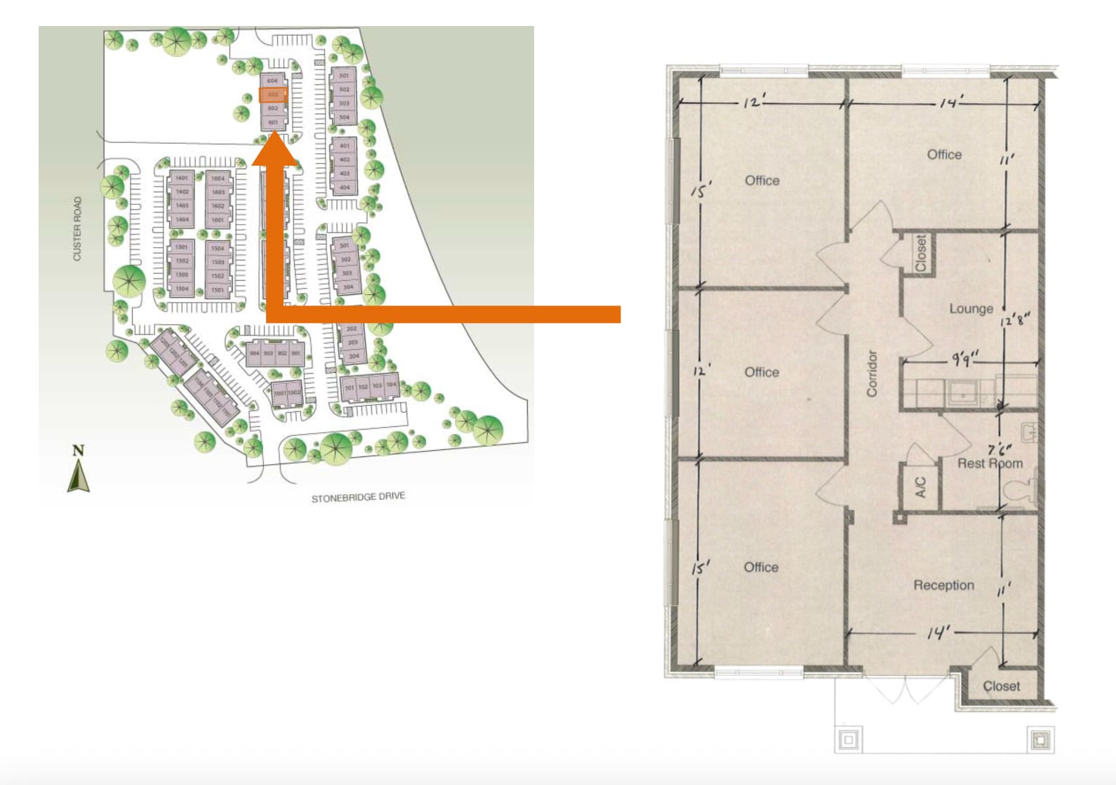 3900 S Stonebridge Dr, McKinney, TX à louer Plan d’étage- Image 1 de 11