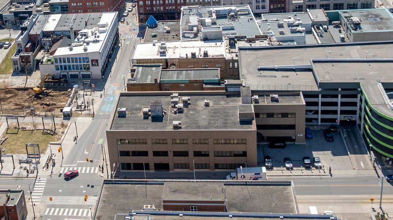 7 Duke St W, Kitchener, ON for lease Aerial- Image 1 of 1