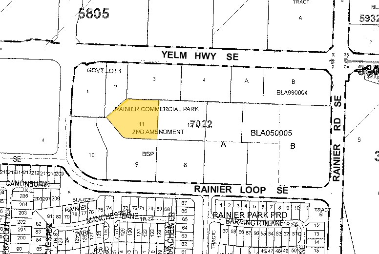4631 Whitman Ln SE, Lacey, WA à louer - Plan cadastral - Image 2 de 9
