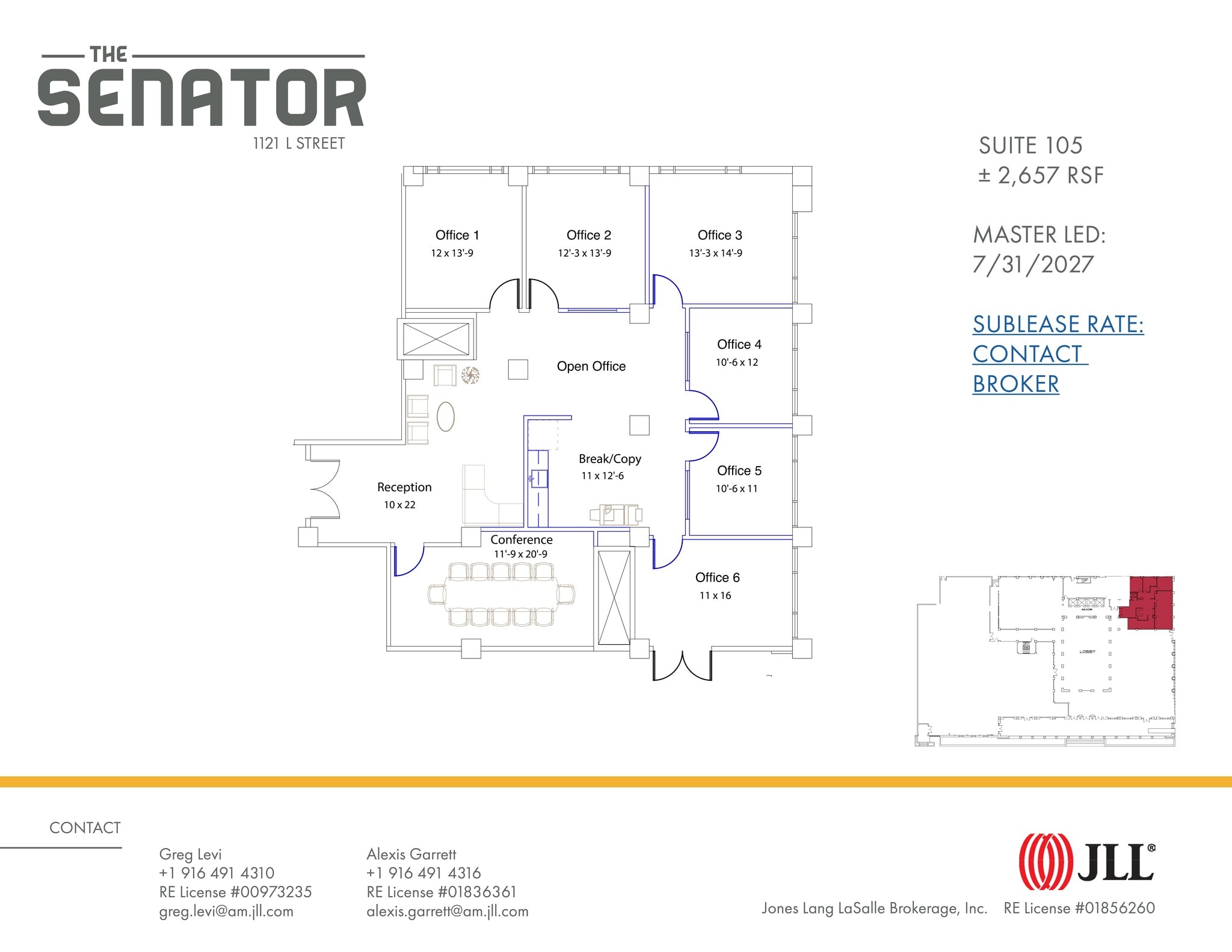 1121 L St, Sacramento, CA for lease Site Plan- Image 1 of 1