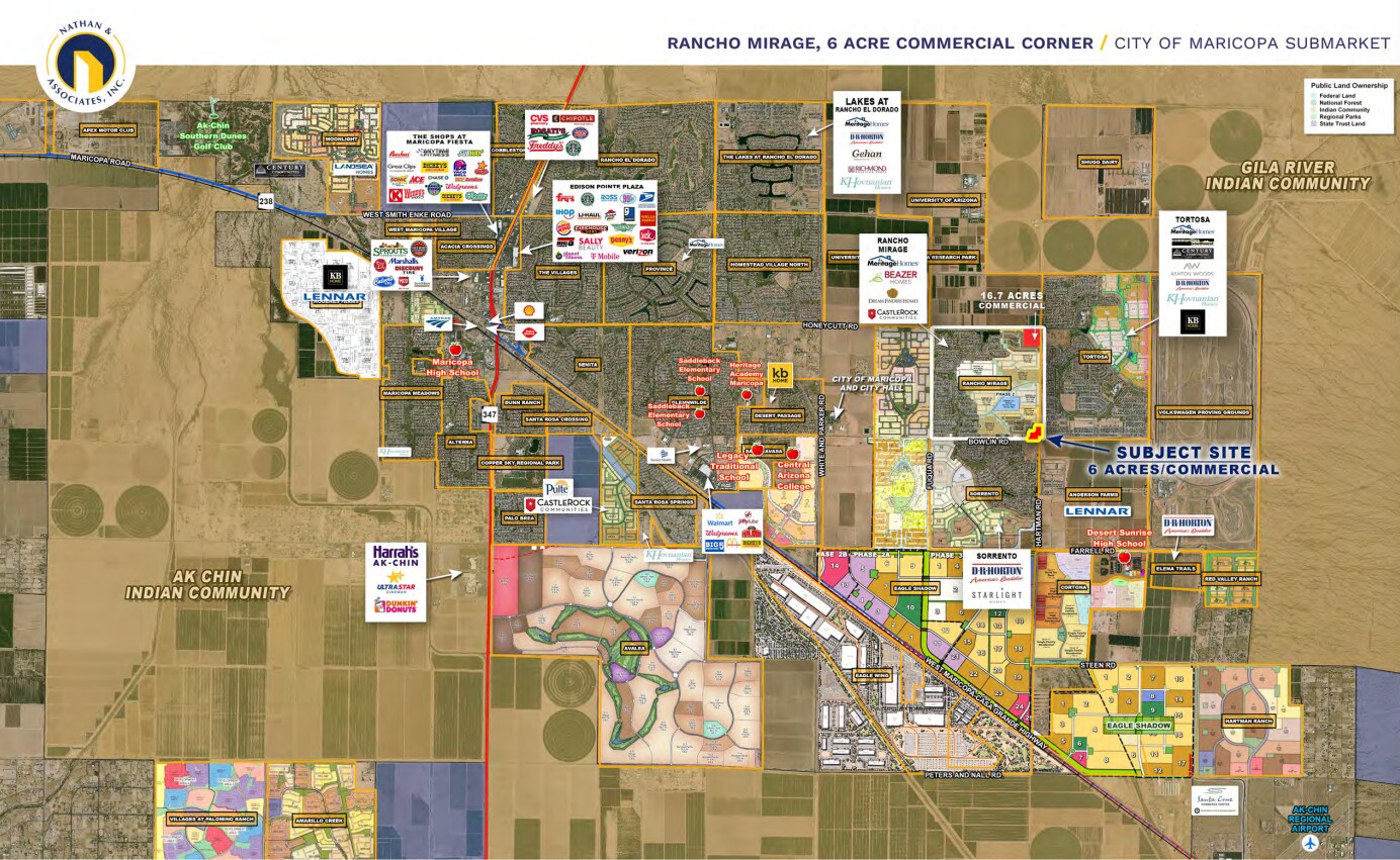 NW Bowlin Rd & Hartman Rd, Maricopa, AZ for sale Primary Photo- Image 1 of 3