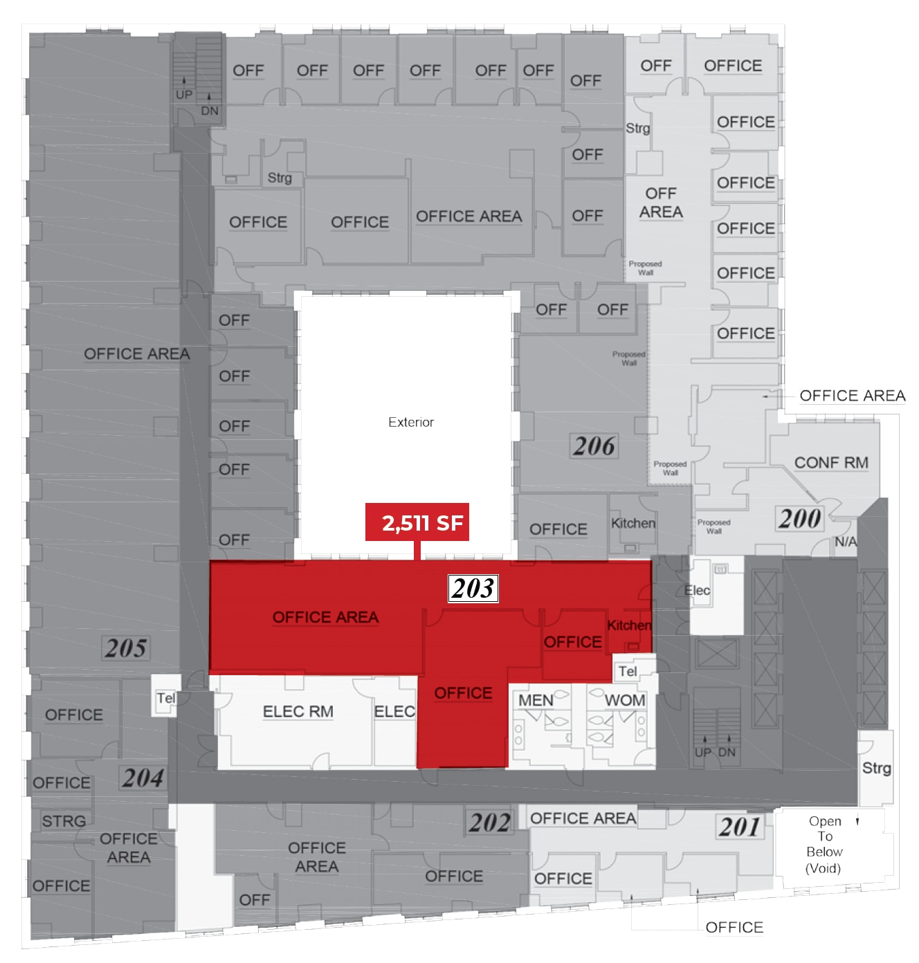 710-714 W Olympic Blvd, Los Angeles, CA for lease Floor Plan- Image 1 of 2