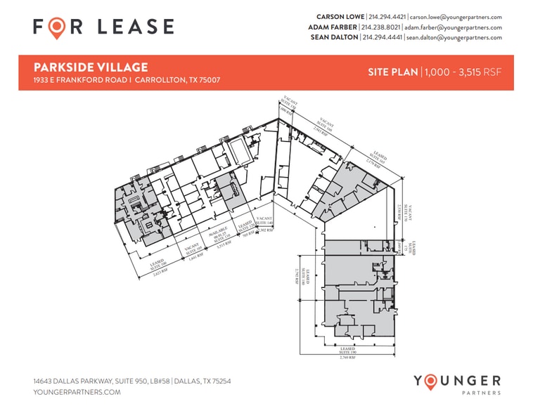 1933 E Frankford Rd, Carrollton, TX for lease - Site Plan - Image 3 of 3