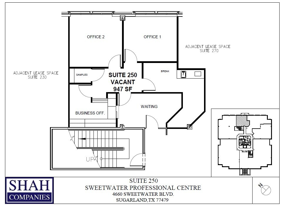 4660 Sweetwater Blvd, Sugar Land, TX à louer Plan d’étage- Image 1 de 1