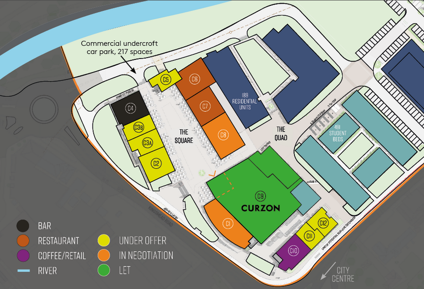 Kingsmead Rd, Canterbury à louer - Plan de site - Image 2 de 2