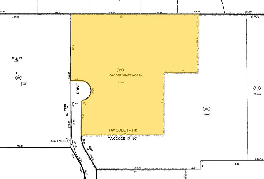 2801 Lakeside Dr, Bannockburn, IL for lease - Plat Map - Image 2 of 12