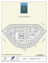 1615 Poydras St, New Orleans, LA à louer Plan de site- Image 1 de 1
