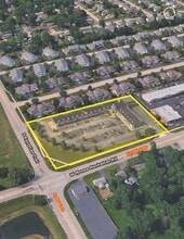 5601-5689 W Monee Manhattan Rd, Monee, IL - Aerial map view